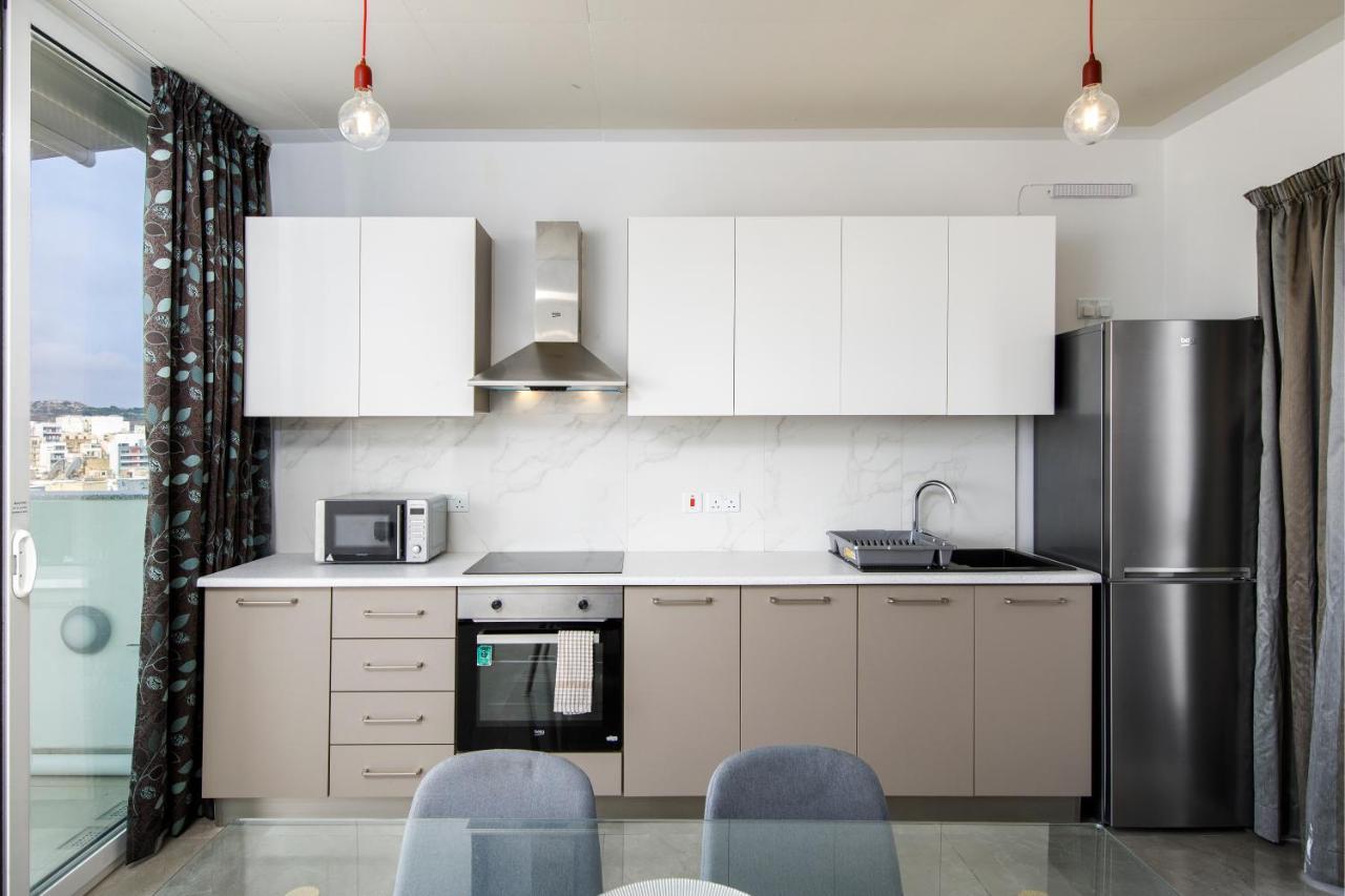 Hilltop Apartments - Stylish Comfort Living Close To The Sea, Bugibba Сент-Полс-Бей Екстер'єр фото